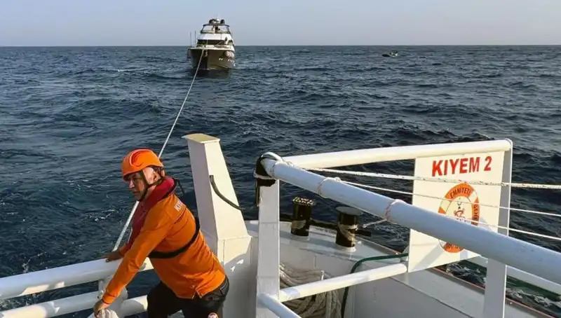 Marmaris Açıklarında Sürüklenen Tekneye Acil Yardım: Kurtarma Operasyonu Başarıyla Tamamlandı