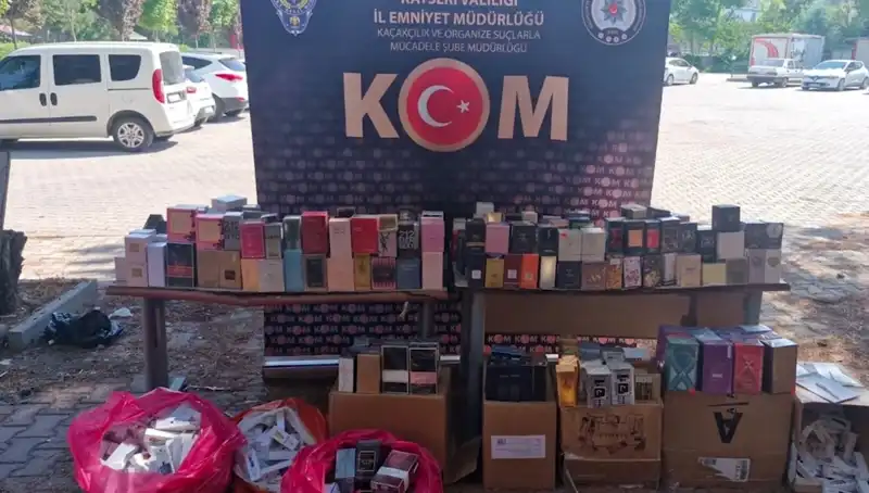 Kayseri'de Kaçak Parfüm Operasyonu: İki Şahıs Gözaltına Alındı
