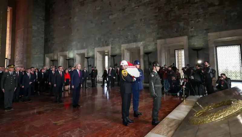 Anıtkabir'de Devlet Erkanının Bir Araya Geldiği Anlar