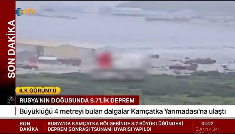 Kamçatka Kıyılarında İlk Tsunami Dalgaları: Korku ve Panik Anları