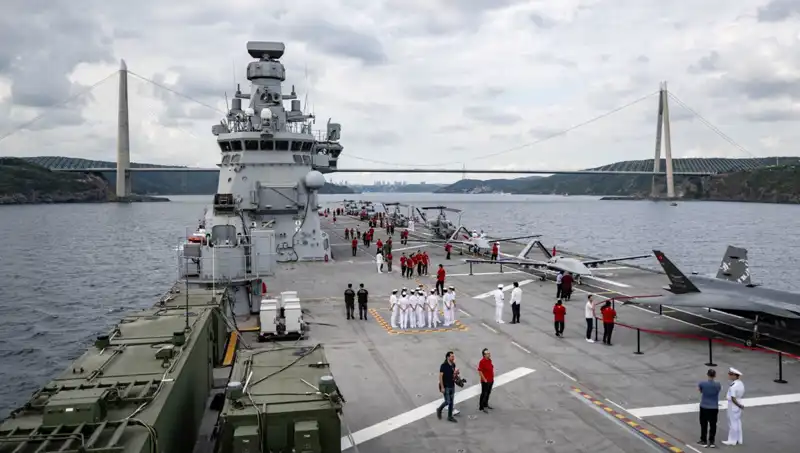 TCG Anadolu’nun Sarayburnu’ndan Ayrılışı: Türkiye’nin Yeni Dönemi Başlıyor