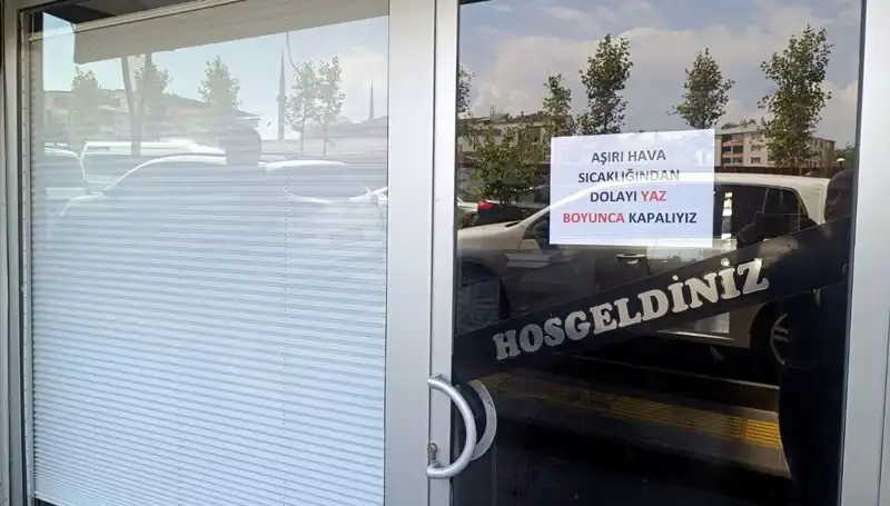 Afrika Sıcakları Türkiye'yi Sardı: Yaz Boyu Kapalı Kalan Dükkanlar