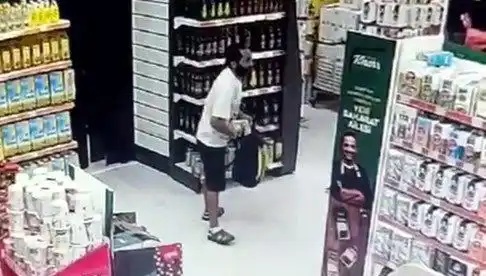 Avcılar’da Hırsızlık Yapan Ünlü Dizi Oyuncusunun Yakalanma Anı