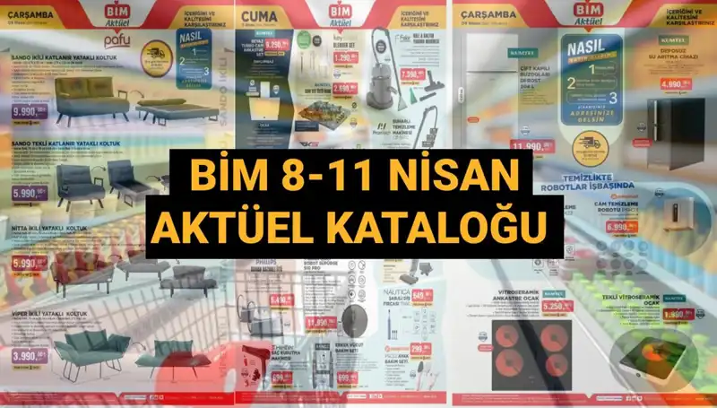 BİM Aktüel Kataloğu 8-11 Nisan 2025: Yeni Ürünlerle Dolu