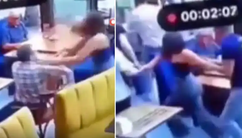 Garsona Tokat Attı, Sonrası Tekme Tokat Bir Kavga!